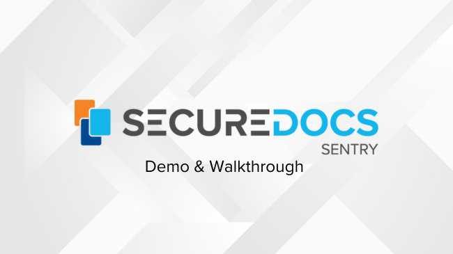 SecureDocs-Demo und -Walkthrough