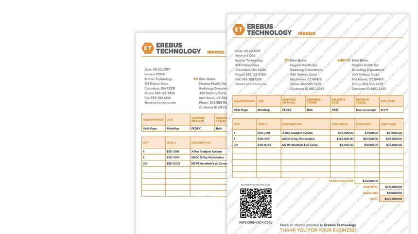 SecureDocs-Funktionen Sicheres vs. unsicheres Dokument